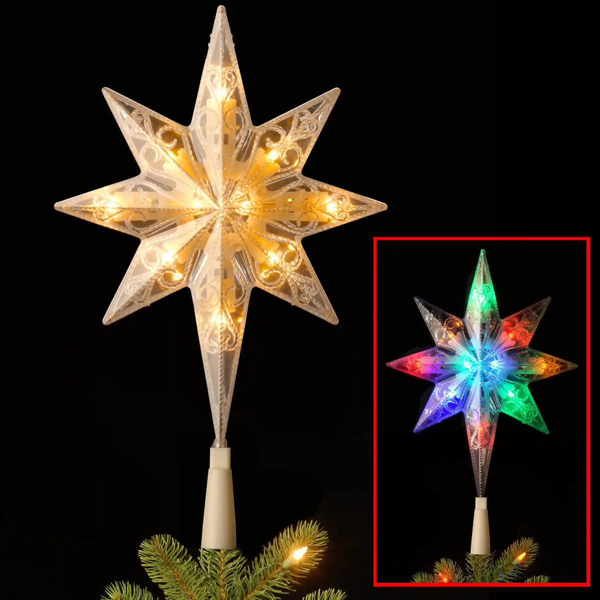 11 in. Bethlehem Star Tree Topper