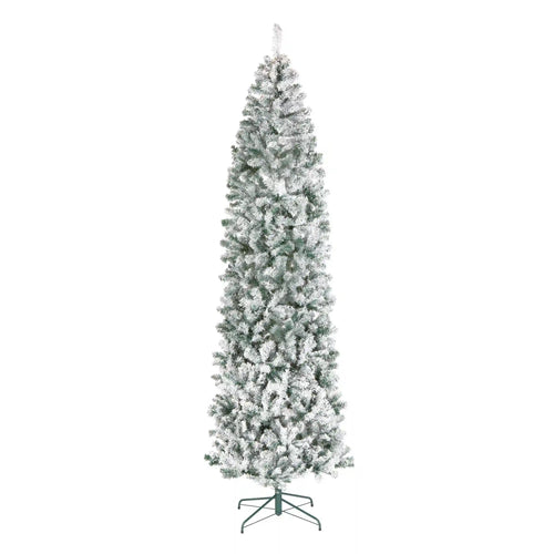 9 ft. Acacia Flocked Slim Tree