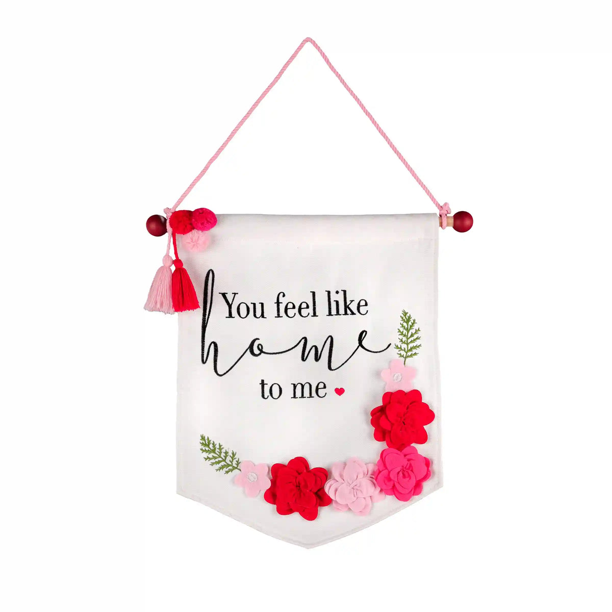 18.5 in. Valentine's 'You Feel Like Home' Banner