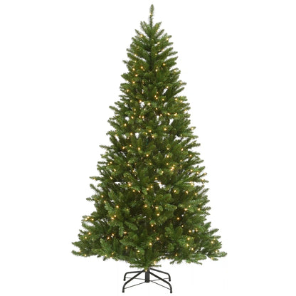 7.5 ft. Pre-Lit Peytom Spruce Tree with Clear Lights