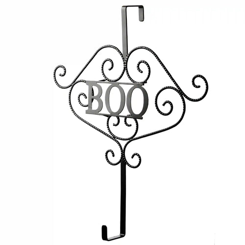 17 in. Halloween Boo Wreath Hange