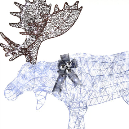 50 in. Pre-lit Moose Decoration, Plug-In