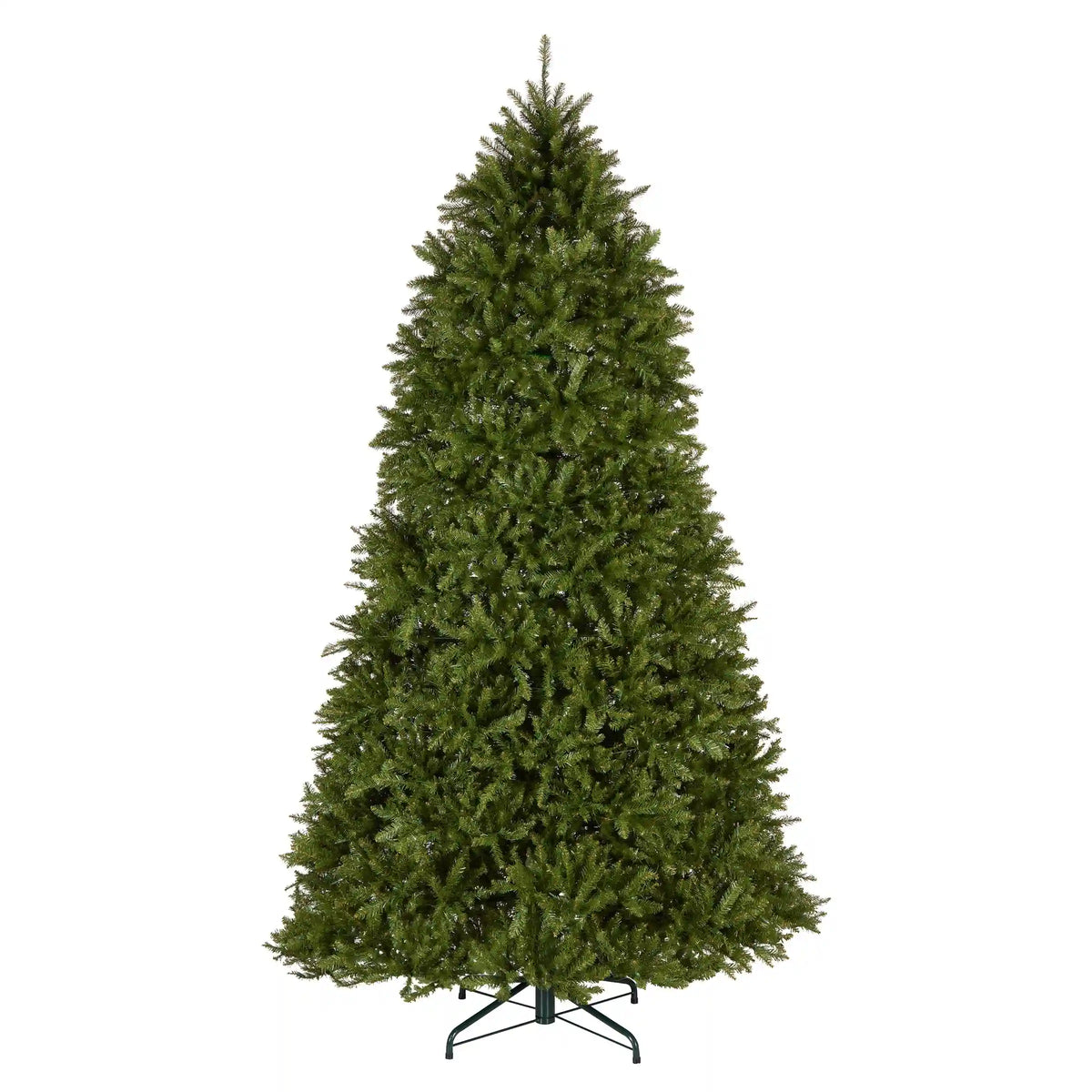10 ft. Pre-Lit Dunhill Fir Hinged Tree with Clear Lights, Plug-In