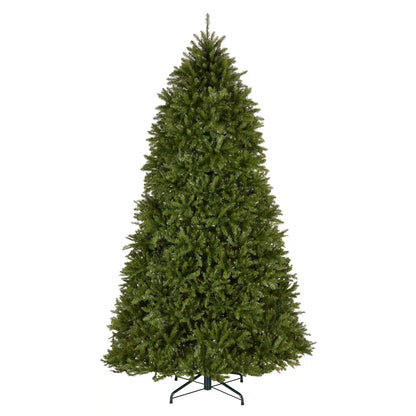 10 ft. Pre-Lit Dunhill Fir Hinged Tree with Clear Lights, Plug-In