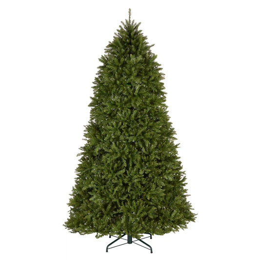 10 ft. Pre-Lit Dunhill Fir Hinged Tree with Clear Lights, Plug-In