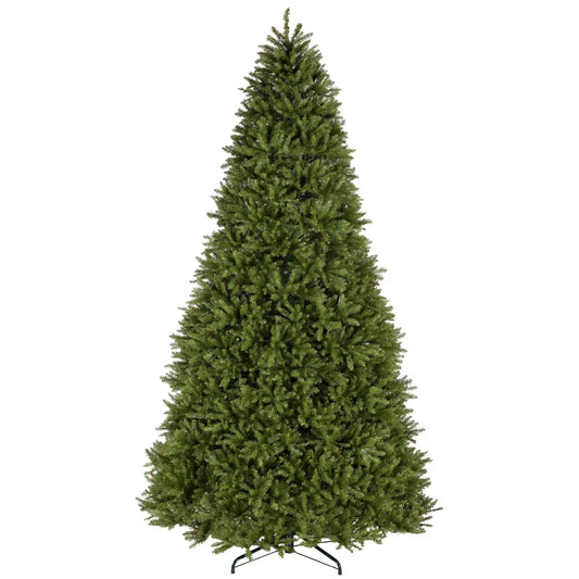 12 ft. Pre-Lit Dunhill Fir Hinged Tree with Clear Lights, Plug-In
