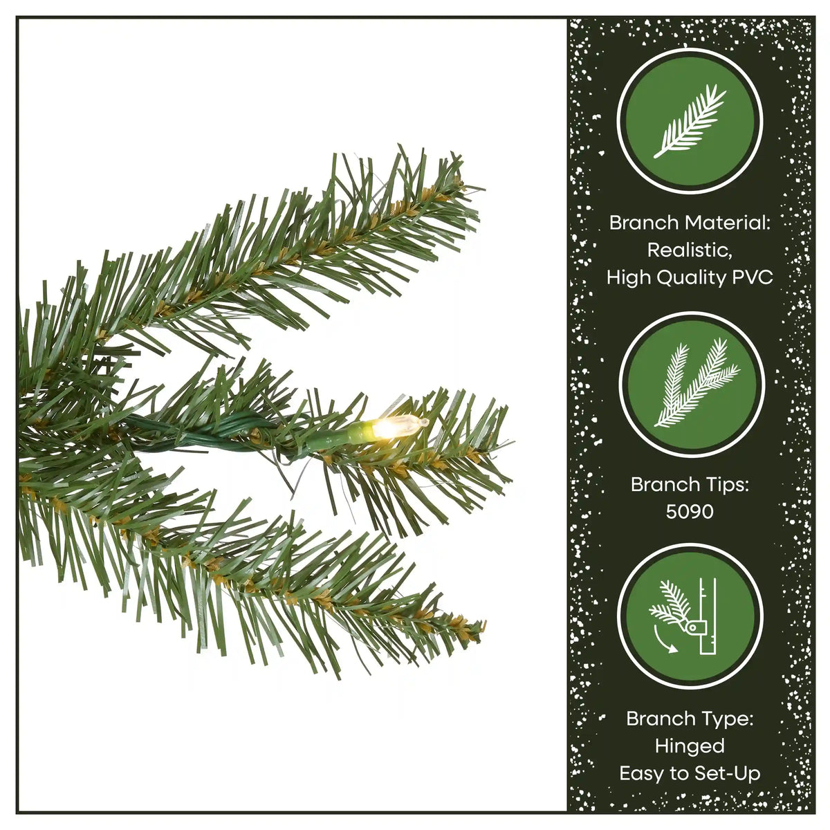 10 ft. Pre-Lit Dunhill Fir Tree with Dual Color LED Lights