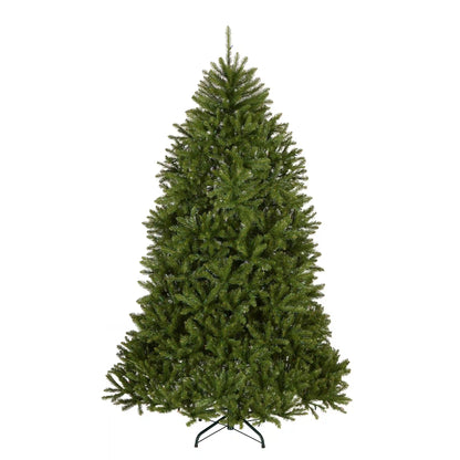 6.5 ft. Pre-Lit Dunhill Fir Hinged Tree with Multicolor Lights, Plug-In