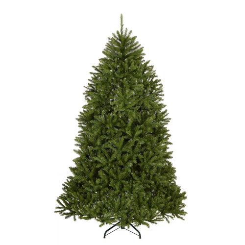 6.5 ft. Pre-Lit Dunhill Fir Hinged Tree with Multicolor Lights, Plug-In