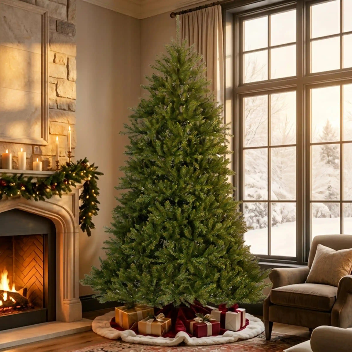 7.5 ft. Dunhill Fir Hinged Tree