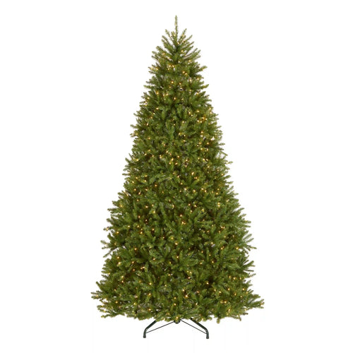9 ft. Pre-Lit Dunhill Fir Hinged Tree with PowerConnect Clear Lights