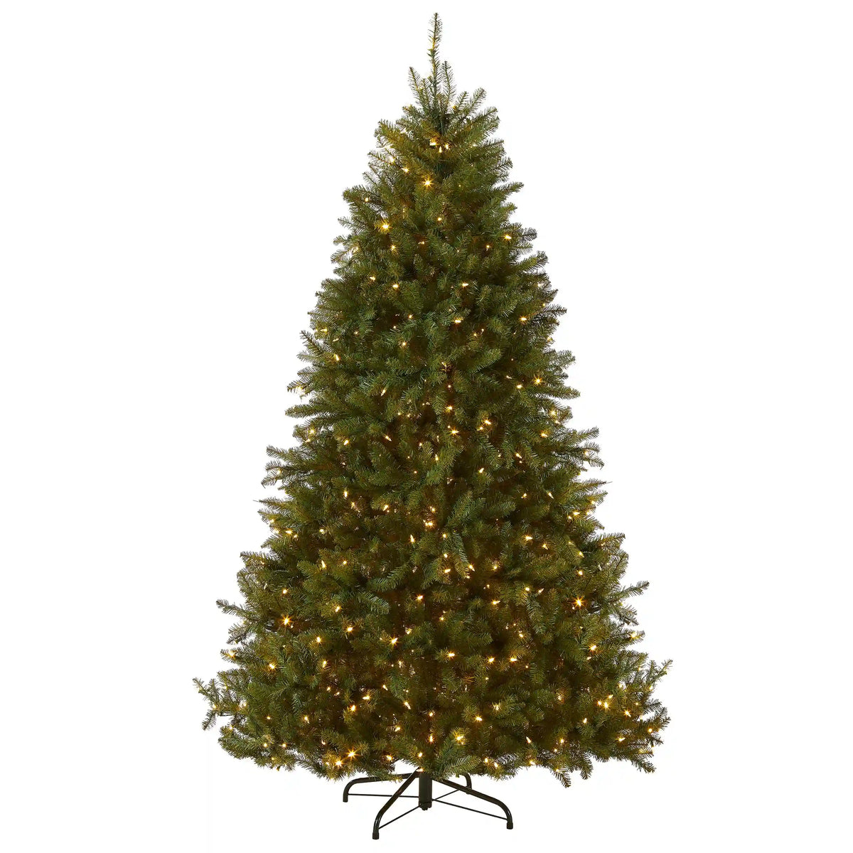 9 ft. Pre-Lit Dunhill Fir Tree with PowerConnect  Dual Color LED Lights, Plug-In