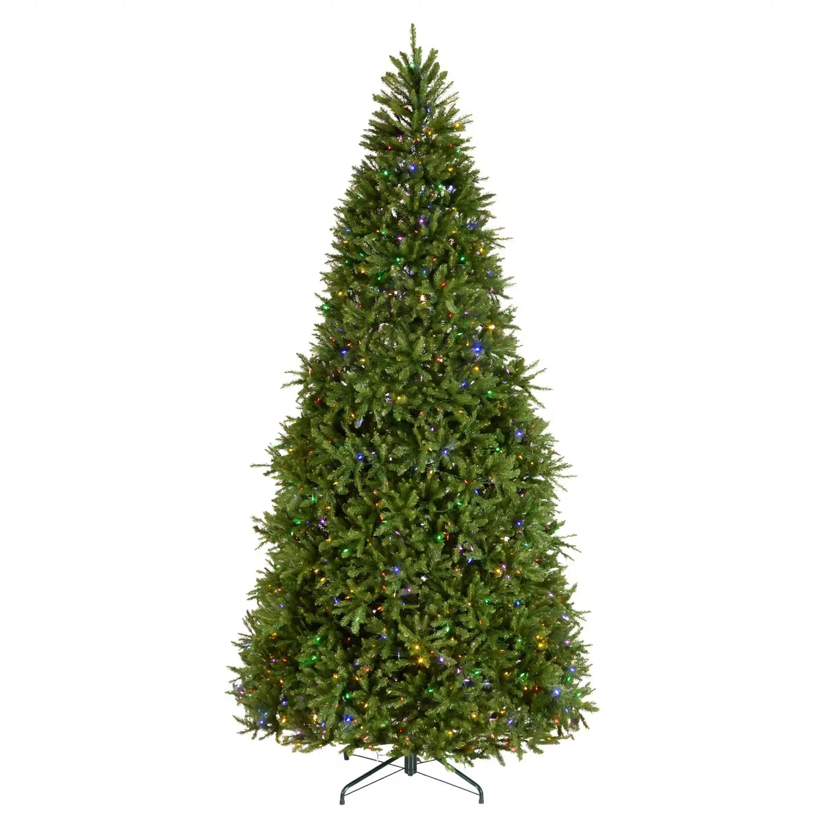 12 ft. Pre-Lit Dunhill Fir Tree with PowerConnect Dual Color LED Lights, Plug-In