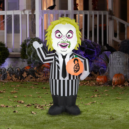 42 in. Halloween Beetlejuice Character Inflatable Decoration, Plug-In