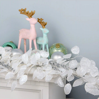 4 ft. Winter Frost White Garland