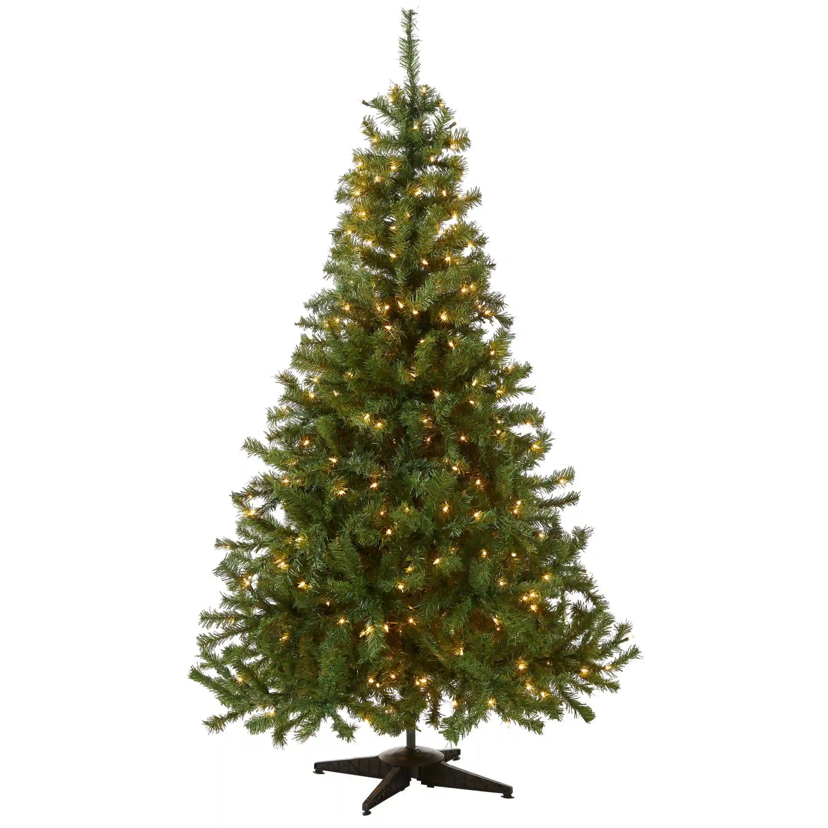 6 ft. Pre-Lit Kincaid Spruce Tree with Clear Lights, Plug-In