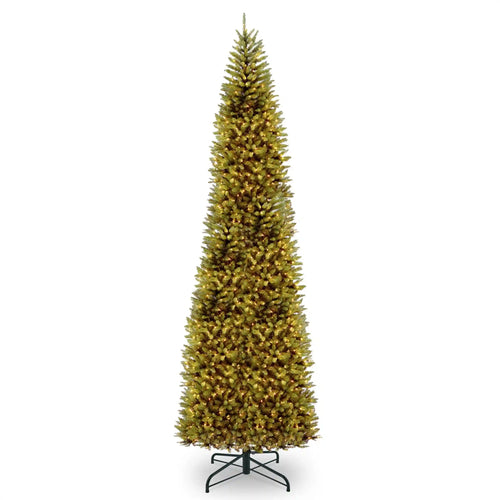 14 ft. Pre-Lit Kingswood Fir Pencil Tree with Clear Lights, Plug-In