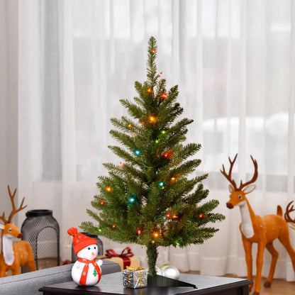 3 ft. Kingswood Fir Tree with Multicolor Lights