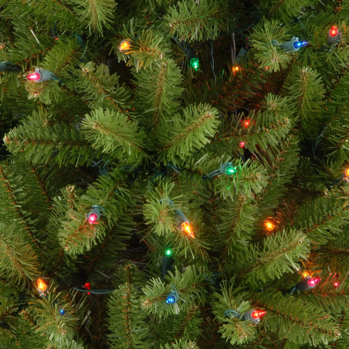 4.5 ft. Pre-Lit Kingswood Fir Pencil Tree with Multicolor Lights, Plug-In