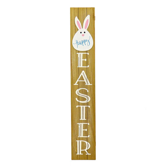 43 in. Easter Bunny Sign Porch Decoration