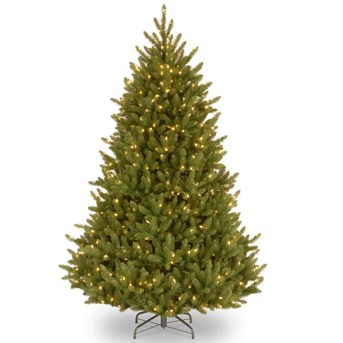 7.5 ft. Pre-Lit Natural Fraser Fir Tree with Clear Lights, Plug-In