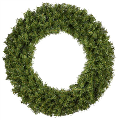 36 in. Pre-Lit Norwood Fir Wreath with Clear Lights, Plug-In
