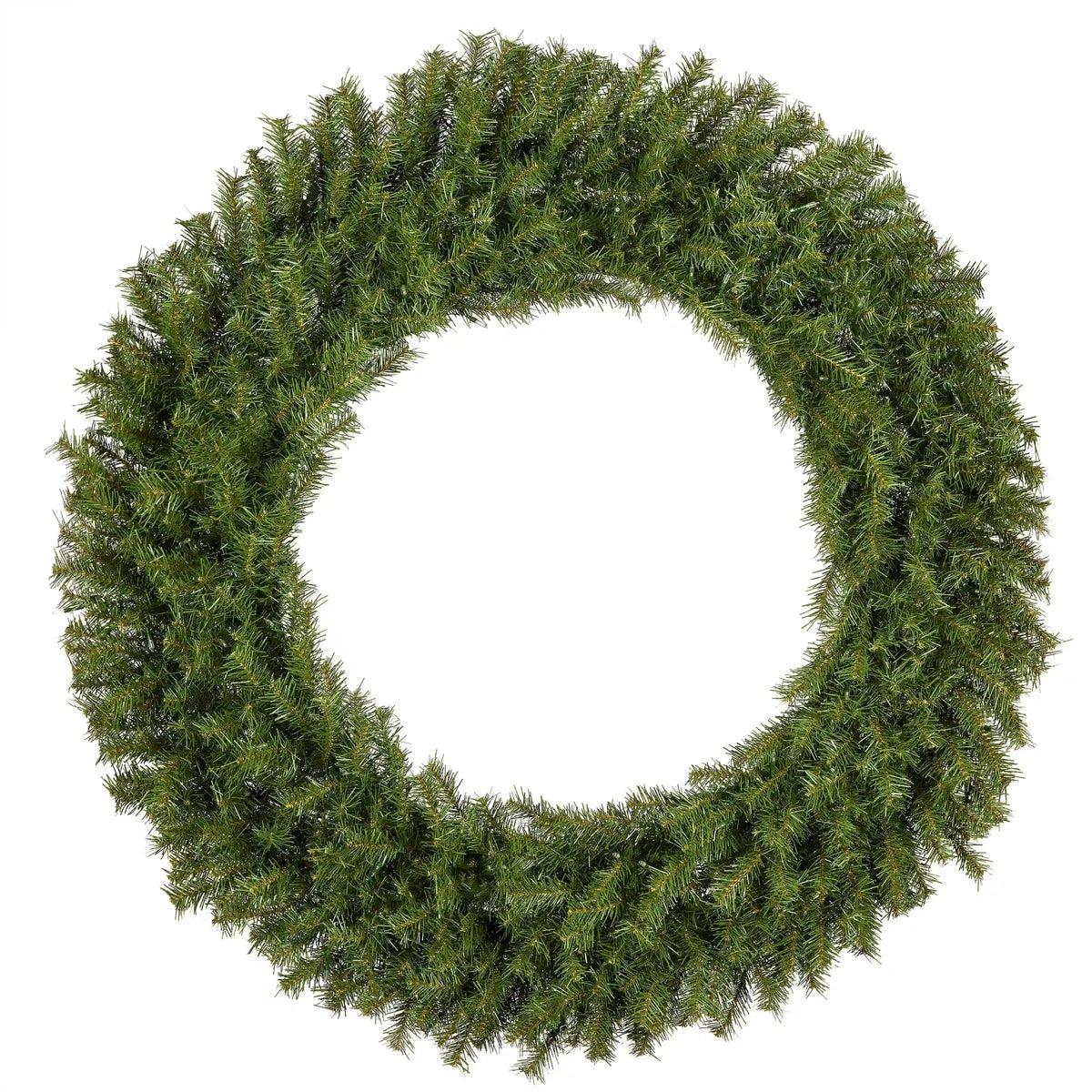 48 in. Pre-Lit Norwood Fir Wreath with Clear Lights, Plug-In