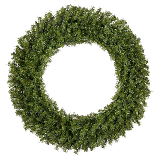 48 in. Pre-Lit Norwood Fir Wreath with Clear Lights, Plug-In