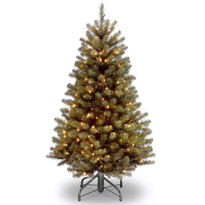 5 ft. Pre-Lit North Valley Spruce Tree with Clear Lights, Plug-In