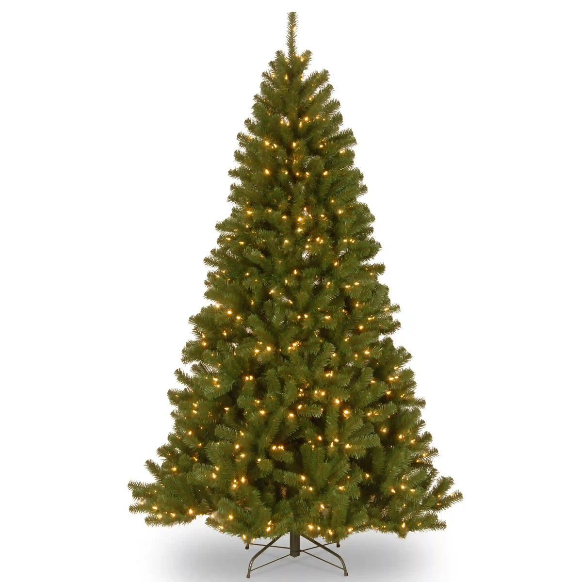 7.5 ft. Pre-Lit North Valley Spruce Tree with Dual Color LED Lights, Plug-In
