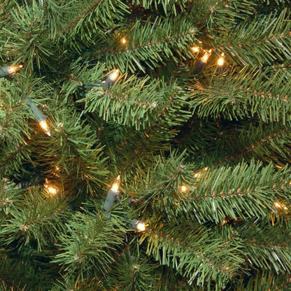 6.5 ft. Pre-Lit North Valley Spruce Pencil Slim Tree with Clear Lights, Plug-In