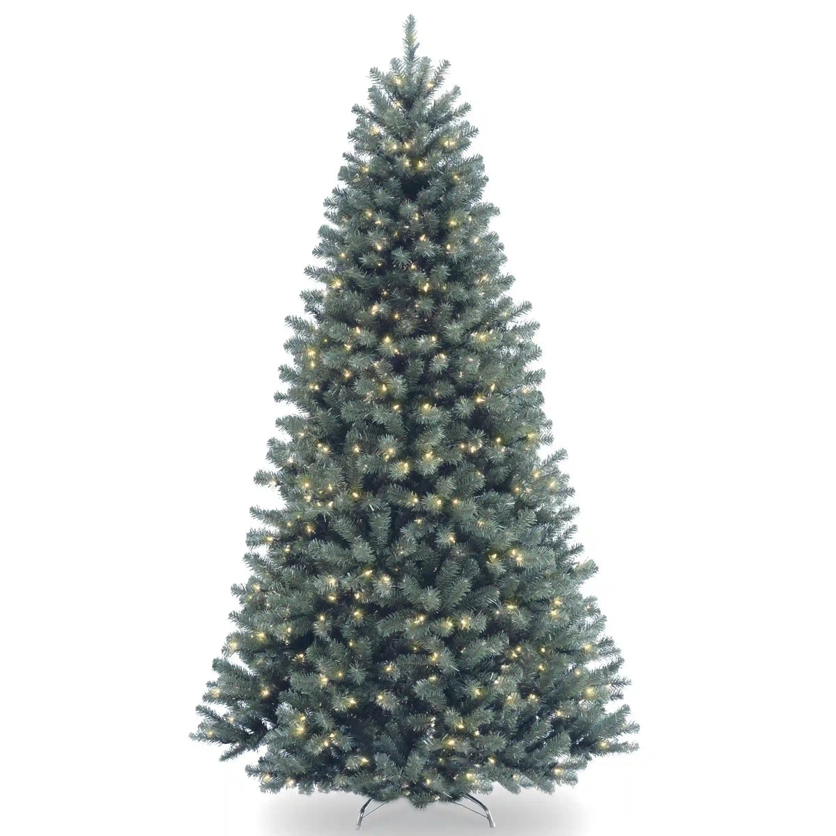 7 ft. Pre-Lit North Valley Spruce Blue Tree with Clear Lights, Plug-In
