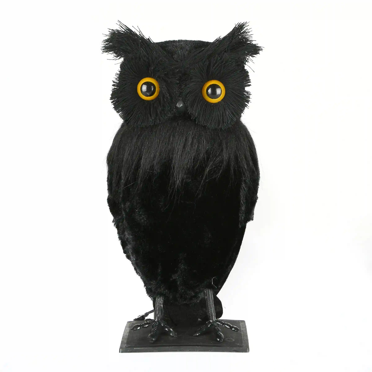11 in. Halloween Lifelike Owl Tabletop Decoration