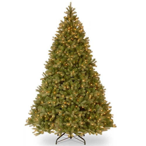 9 ft. Pre-Lit Downswept Douglas Fir Tree with Clear Lights