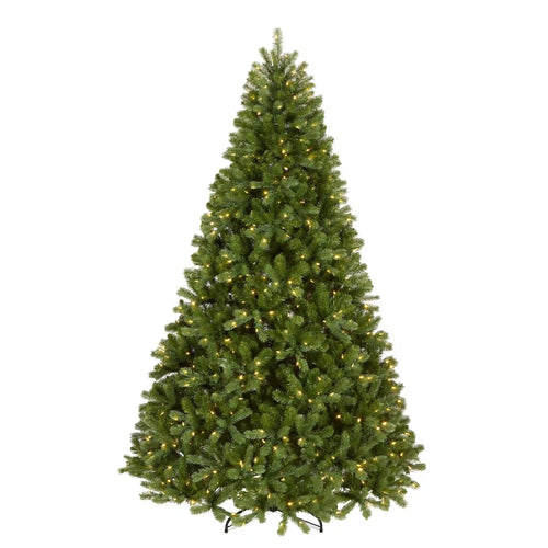 7.5 ft. Pre-Lit Downswept Douglas Fir Hinged Tree with 750 Dual Color LED Lights, Plug-In