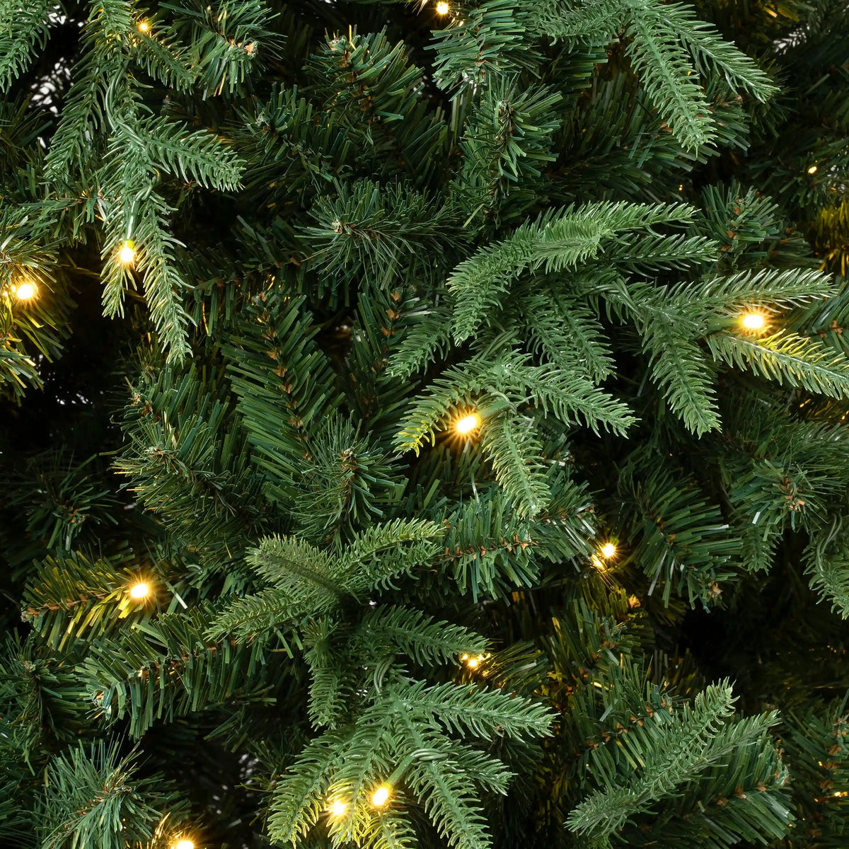 7.5 ft. Pre-Lit Duxbury Mix  Feel Real Tree with Warm White LED Lights, Plug-In