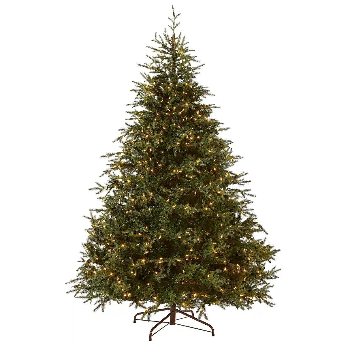 6.5 ft. Pre-Lit Fraser Grande Tree with Dual Color LED Lights, Plug-In