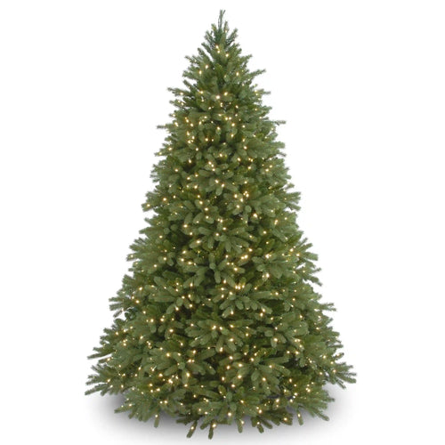 6.5 ft. Pre-Lit Jersey Fraser Fir Tree with Clear Lights, Plug-In