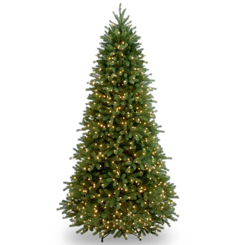 6.5 ft. Pre-Lit Jersey Fraser Fir Slim Tree with Clear Lights, Plug-In