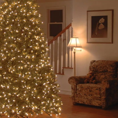 7.5 ft. Pre-Lit Jersey Fraser Fir Medium Tree with PowerConnect Dual Color LED Lights