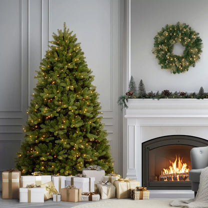 6 ft. Pre-Lit Newberry Spruce Tree with Clear Lights, Plug-In