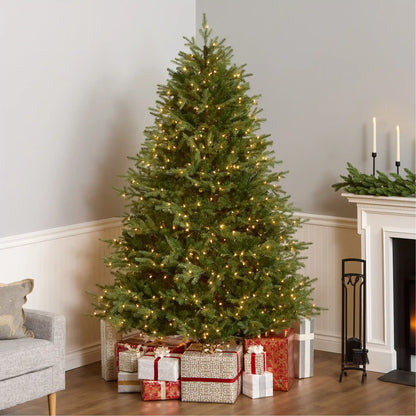 7.5 ft. Pre-Lit Nordic Spruce Medium Tree with Clear Lights
