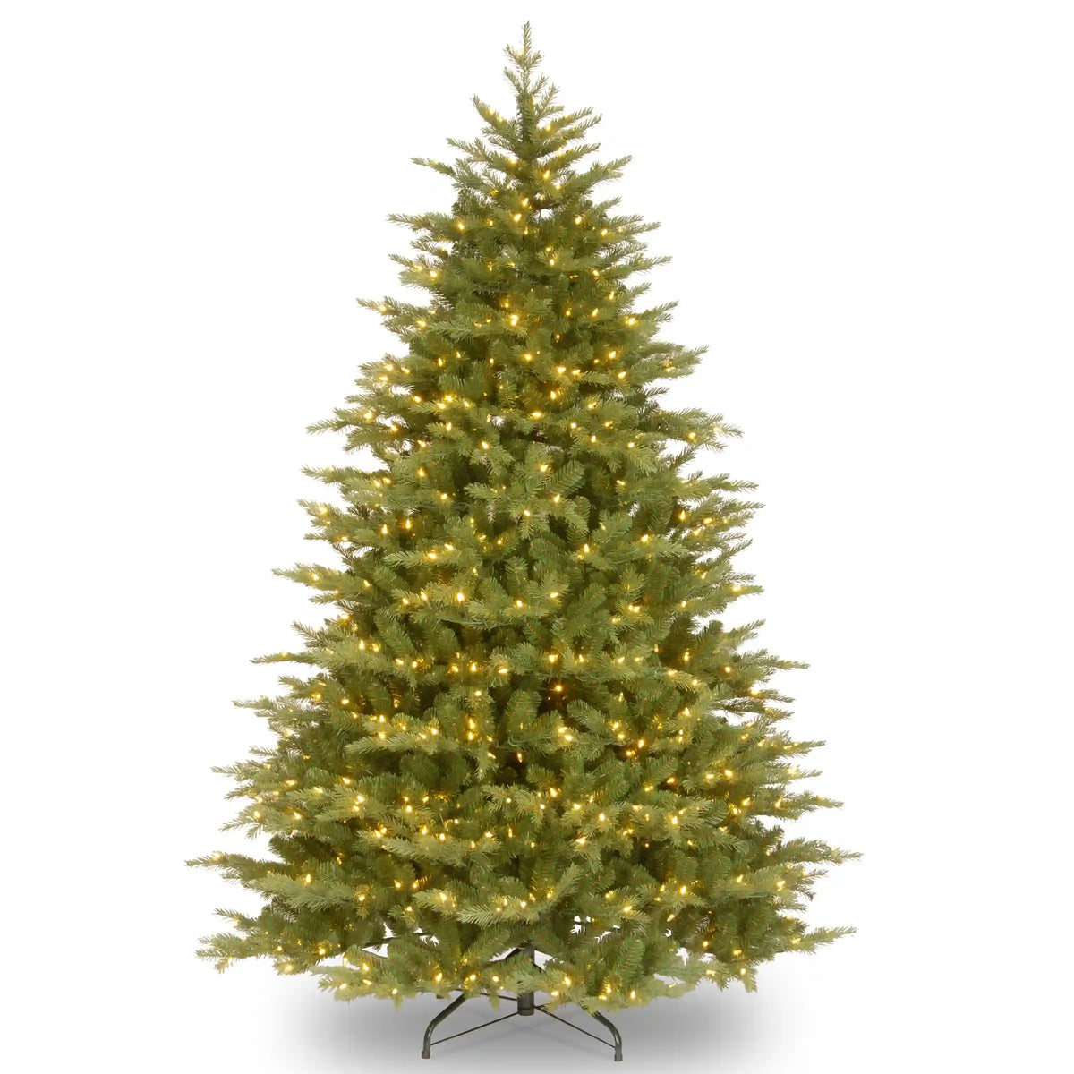 9 ft. Pre-Lit Nordic Spruce Medium Tree with Clear Lights, Plug-In