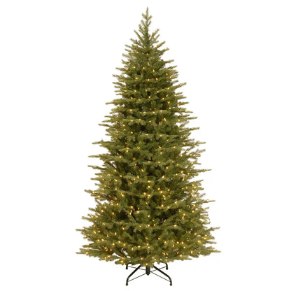 7.5 ft. Pre-Lit Nordic Spruce Slim Tree with Clear Lights, Plug-In