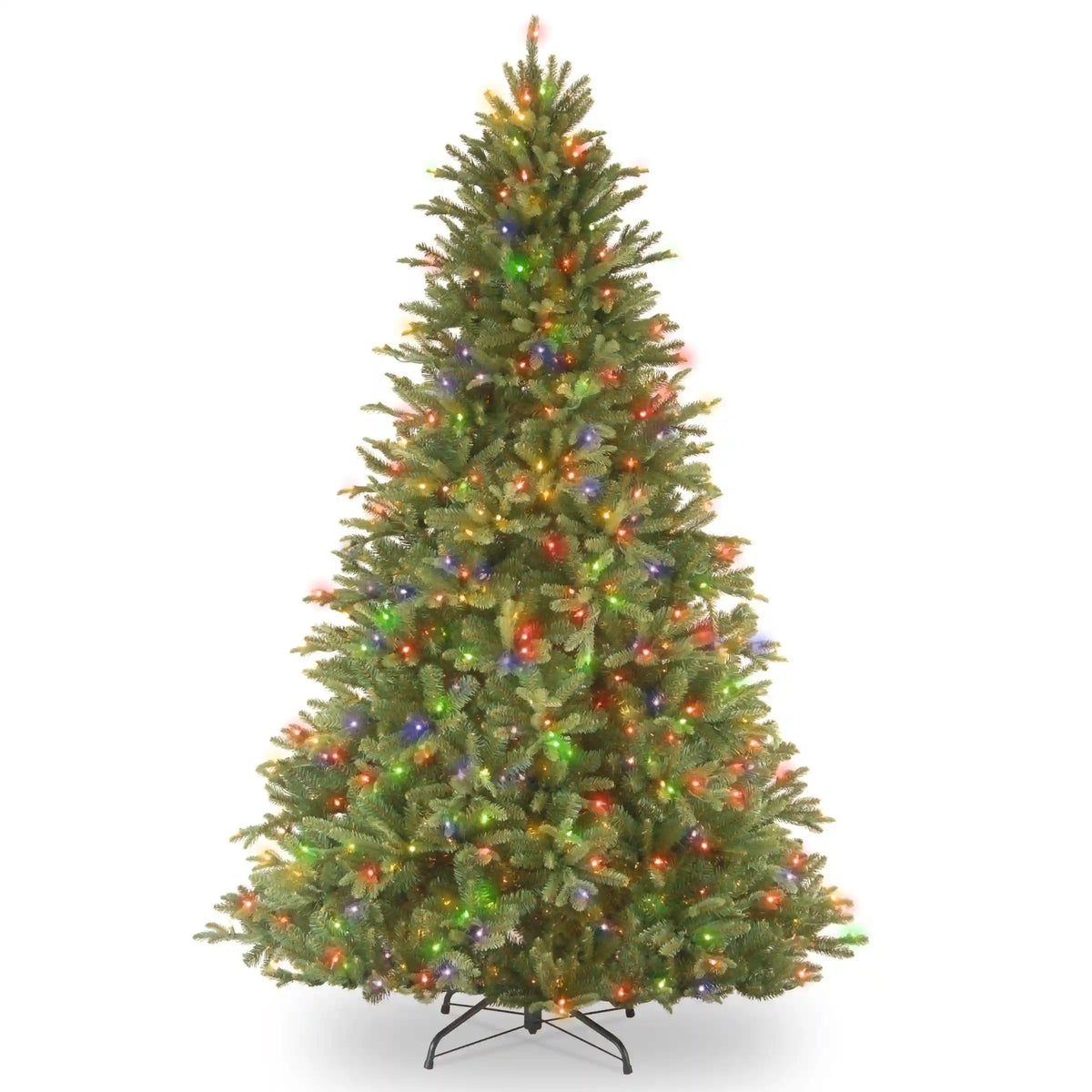 7.5 ft. Pre-Lit Tiffany Fir Tree with Dual Color LED Lights, Plug-In