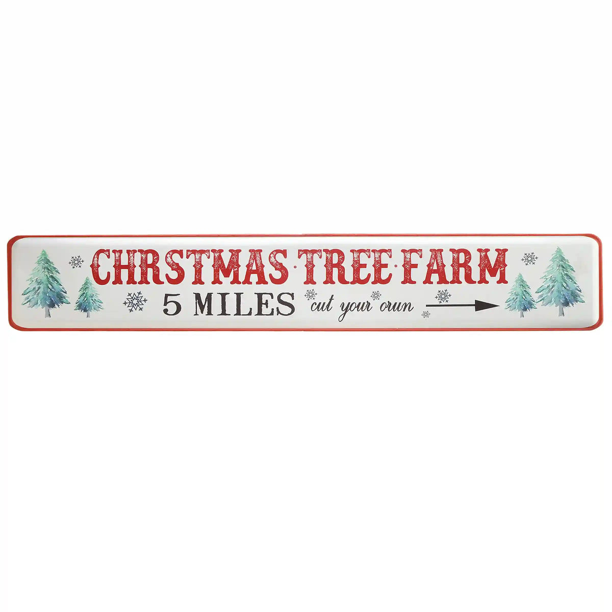 47 in. Vintage Tree Farm Wall Sign