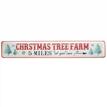 47 in. Vintage Tree Farm Wall Sign