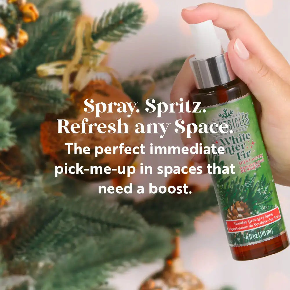 Scentsicles, Scent Mister 1 White Winter Fir/ 1 Snowberry Pine/1 Spiced Pine Cones- 3 pack