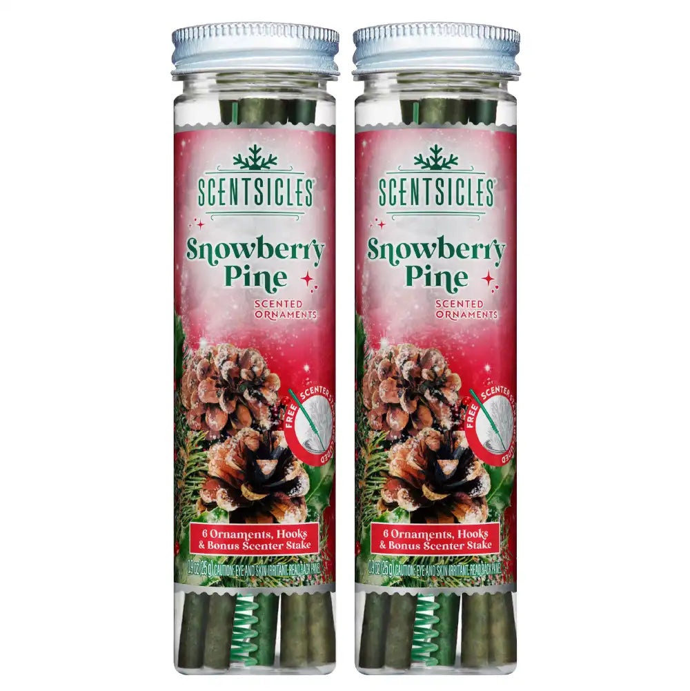 Scentsicles, 6pc Stick, Snowberry Pine - 2 Pack