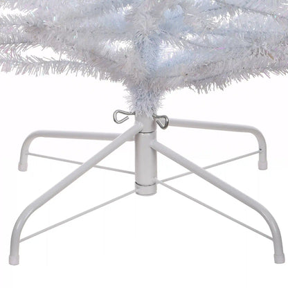 7 ft. Tinsel Collection White Iridescent Tree